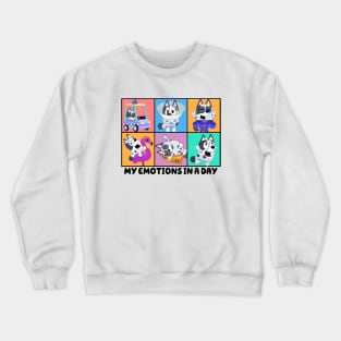 Muffin My Emotions In A Day Crewneck Sweatshirt